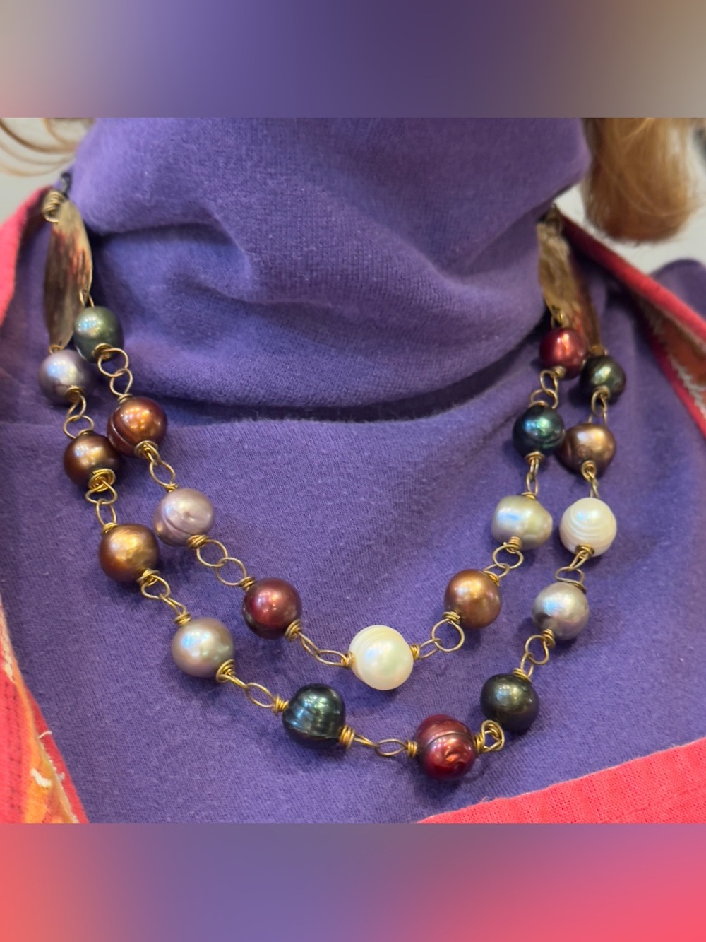 Natural Pearl Handmade Necklace